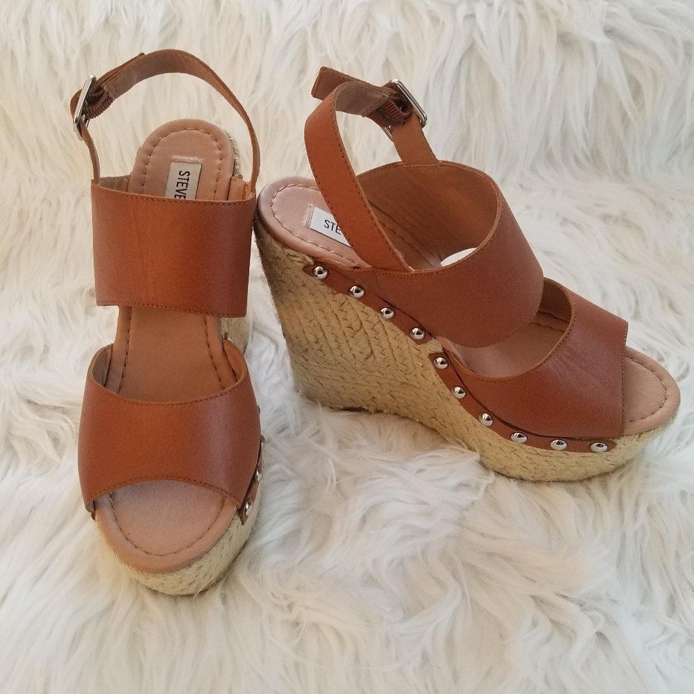 Steve Madden wedges with stud detailing